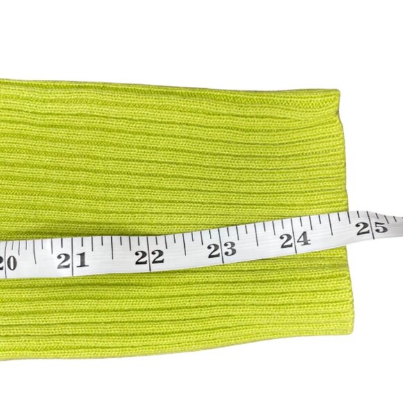 New York & Company Lime Green Knit Hooded Long Sleeve Mini Dress Plus Size XL - Picture 8 of 10